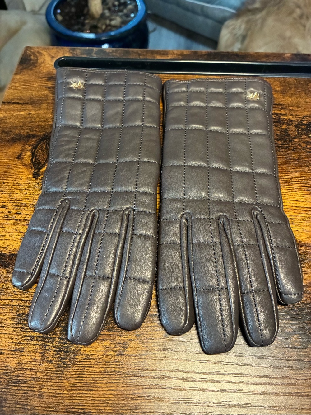 Michael Kors Quilted leather gloves *Never Worn*